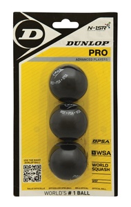 Skvošo kamuoliukai DUNLOP PRO 2